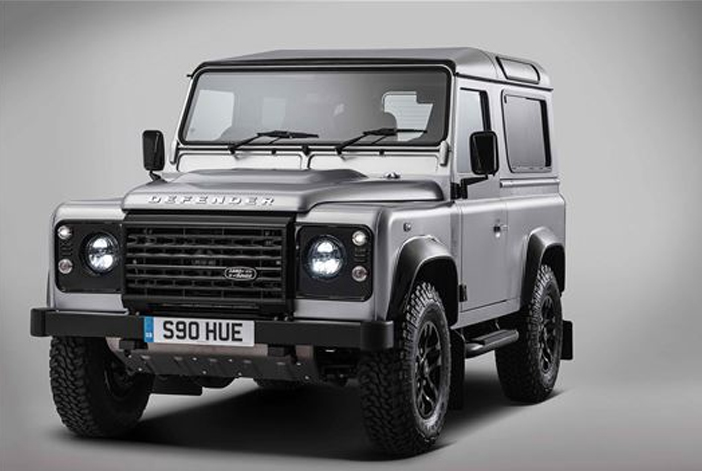 Land Rover Defender In Grey And Black