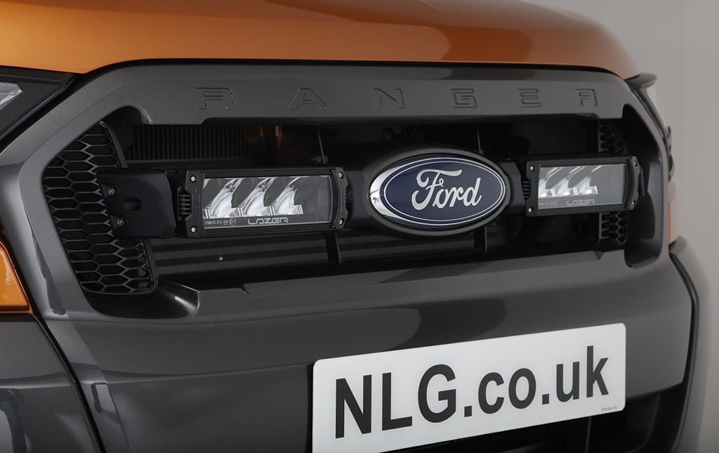 Ford Ranger Facelift with Lazer Lamps