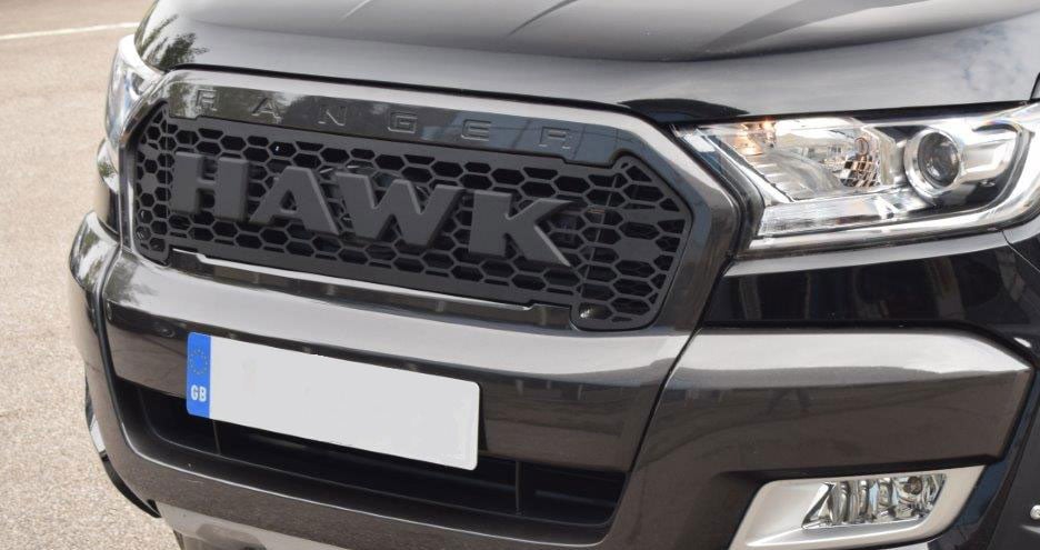 Ford Ranger raptor style grille Hawk logo