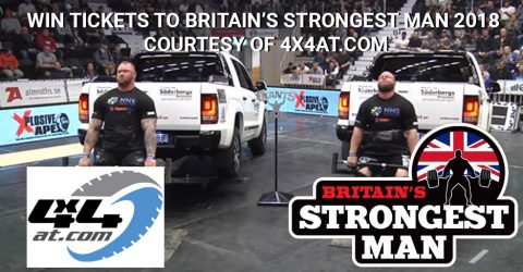 4x4AT.com Partners With “Britain’s Strongest Man” And You Could Win Tickets!