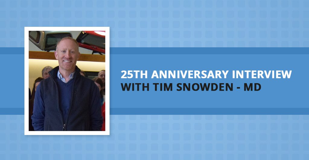 25 Year interview with Tim Snowden