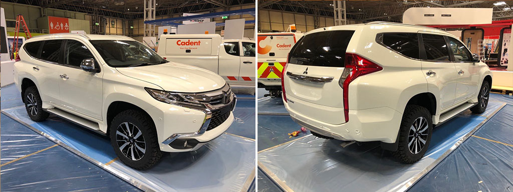 Mitsubishi Shogun Sport Commercial At The Commercial Vehicle Show 2018