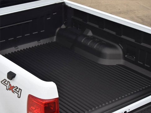 Under-Rail Load Bed Liner On A Pickup Truck