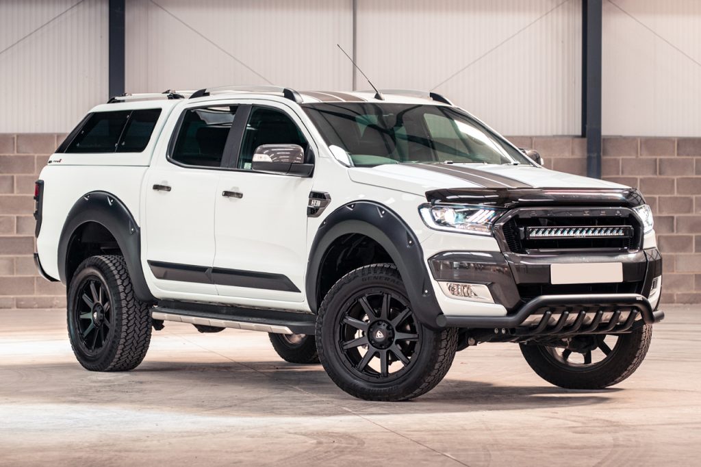 Ford Ranger double cab fitted with trucktop canopy