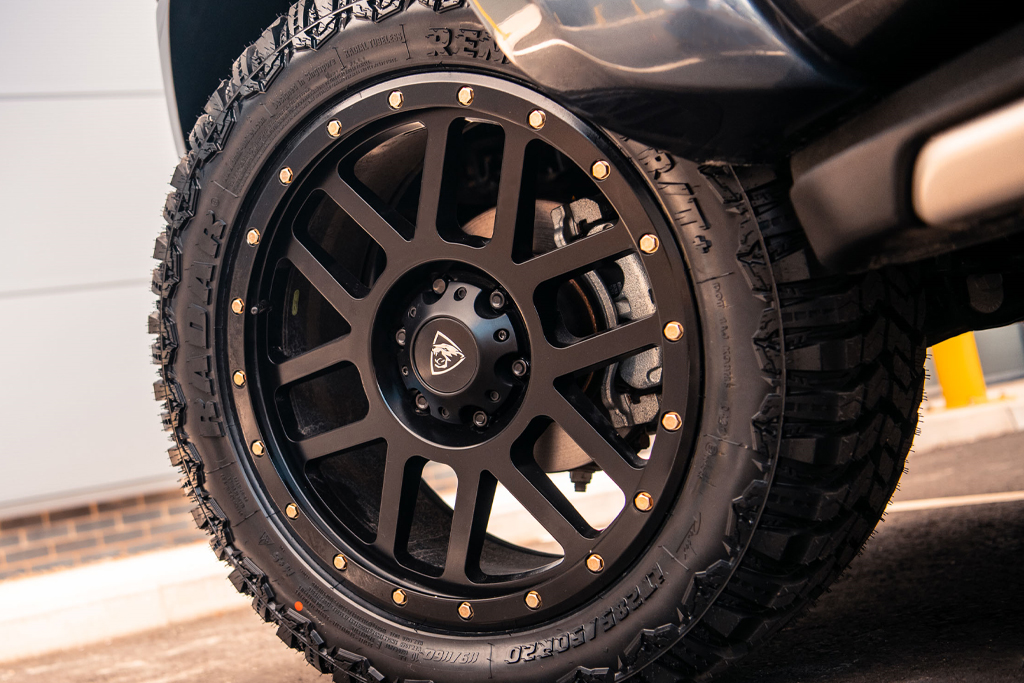 20 Inch Matte Black Predator Dakar Alloys with Mud Terrain Tyres