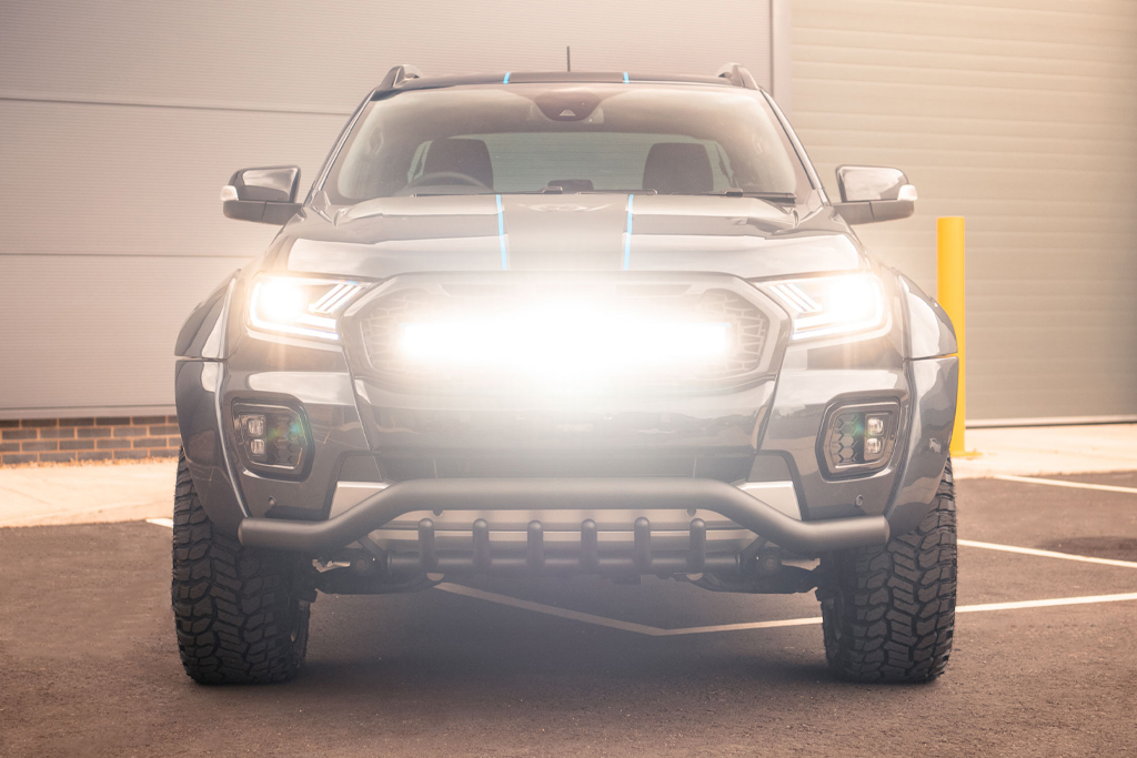 Sea Grey Ford Ranger Predator Body Kit Conversion