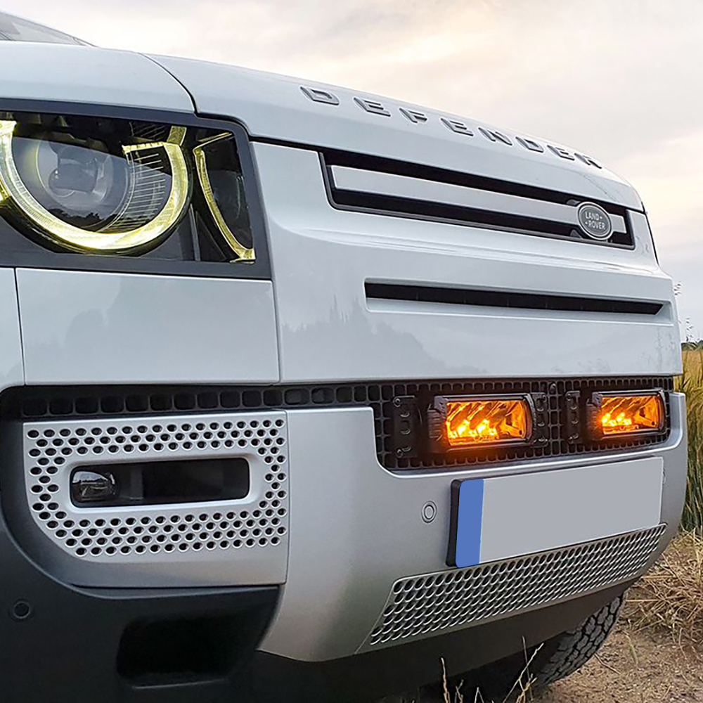 Land Rover Defender 2020- Lazer Lamps Triple-R 750 Elite Grille Integration Kit