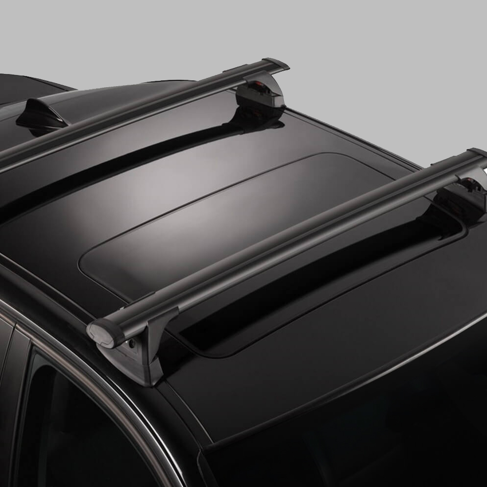 Defender Cross Bars for Roof Rails in Black