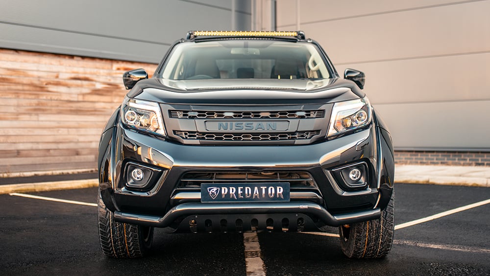 Navara NP300 Predator roof light bar and ultra-wide wheel arches 