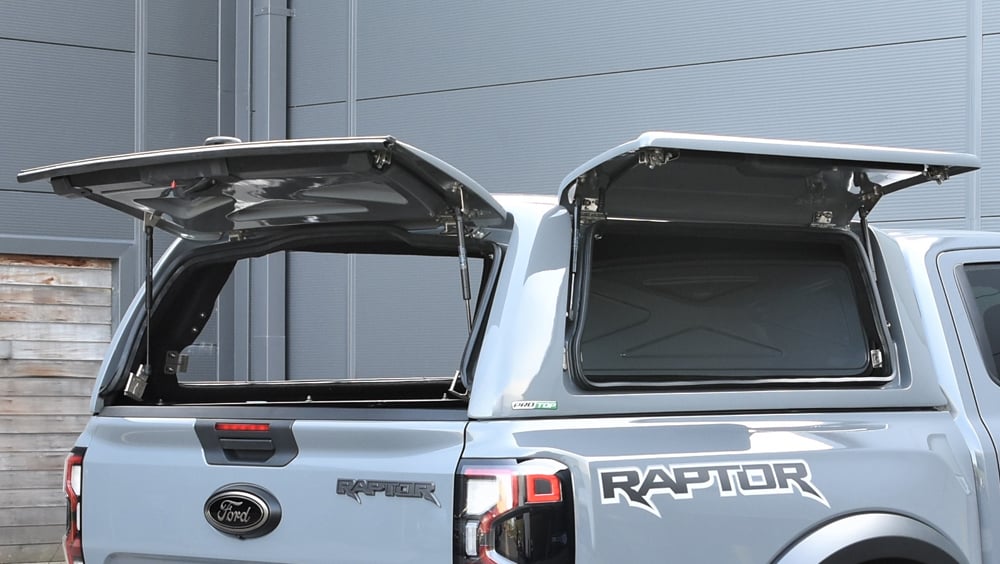 Ford Ranger Raptor 2023 ProTop Gullwing Canopy with Gullwing Side Doors