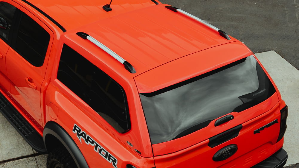 Alpha GSE Canopy with Roof Rails for 2023 Ranger and Raptor