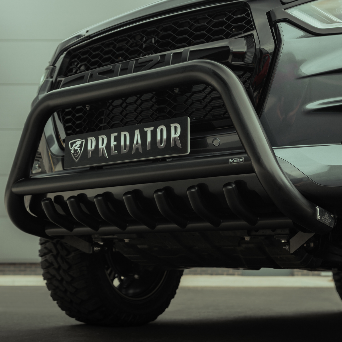 Road legal front bars for pickup trucks
