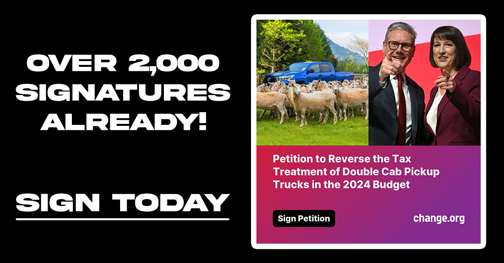 Sign the petition to stop the double cab tax