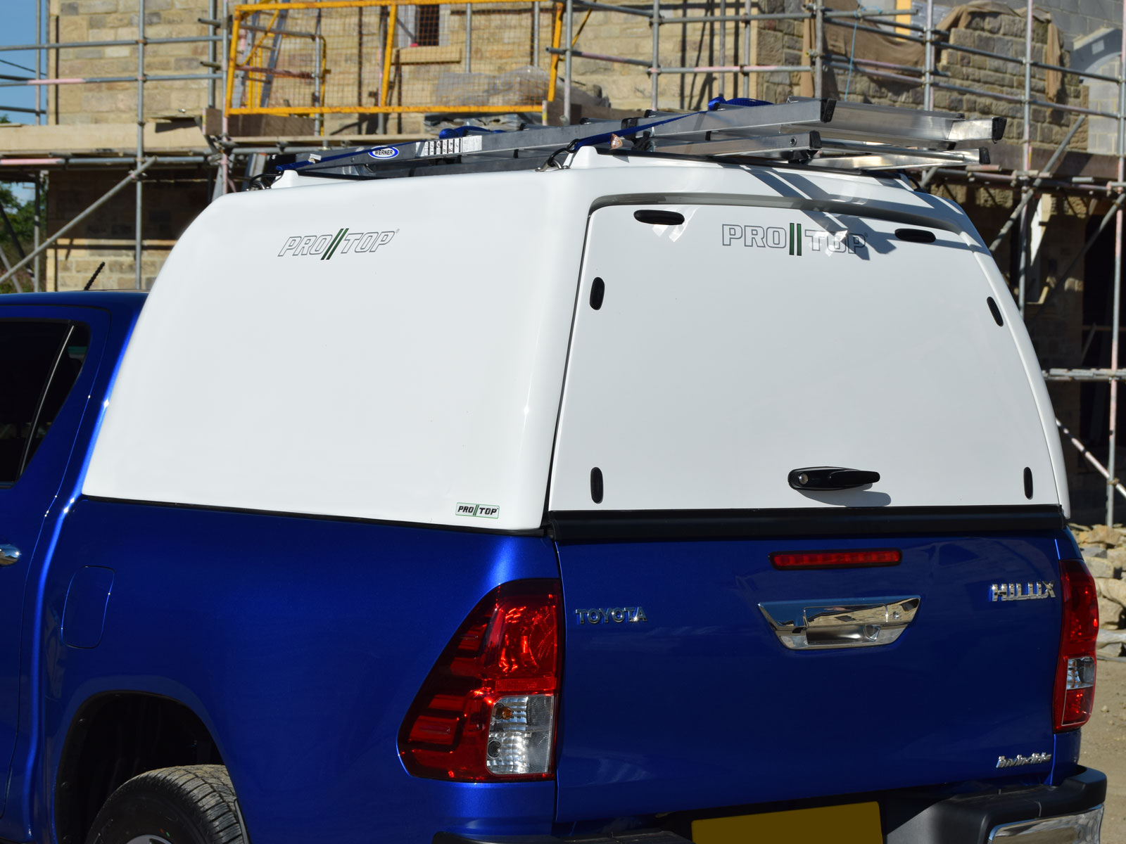 Toyota Hilux 2021 On ProTop Tradesman Canopy High Roof Blank Sided