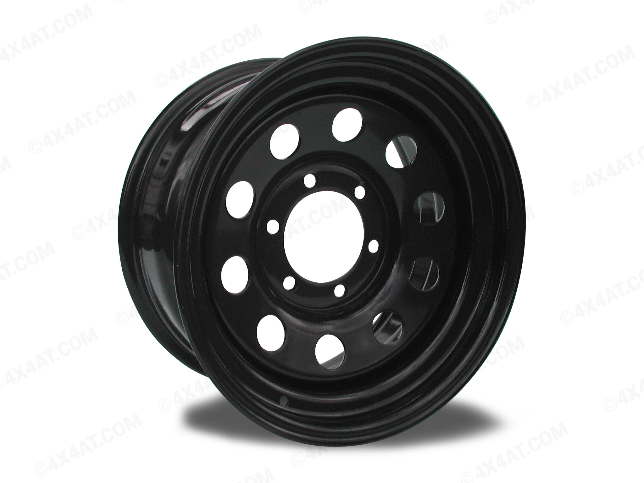 16x8 Black Modular Steel Wheel for Isuzu Trooper 6x139 ET+0