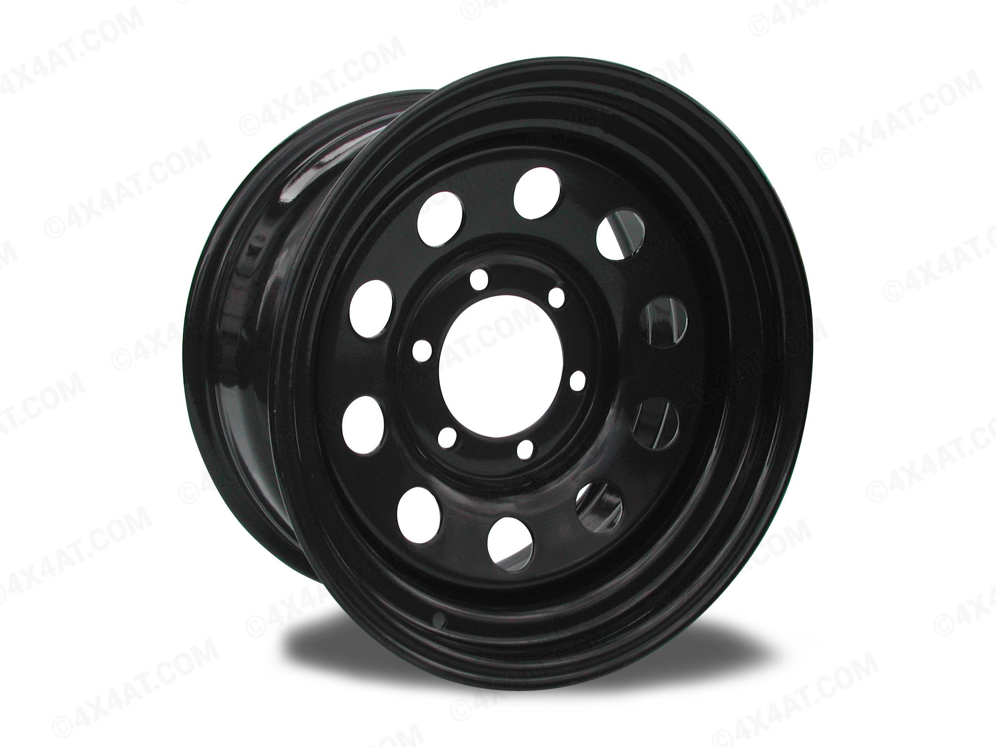 16x8 Toyota Land Cruiser Black Modular Steel Wheel 6x139 4x4AT