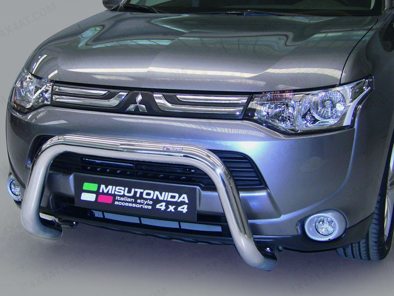 Mach EU Approved Nudge Bar For Mitsubishi Outlander 12 To 16 Stainless