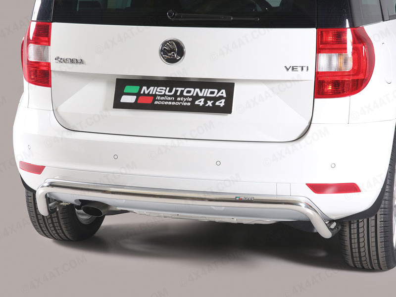 Skoda Yeti 4x2 2013 2017 Stainless Steel Rear Bumper Bar 4x4AT