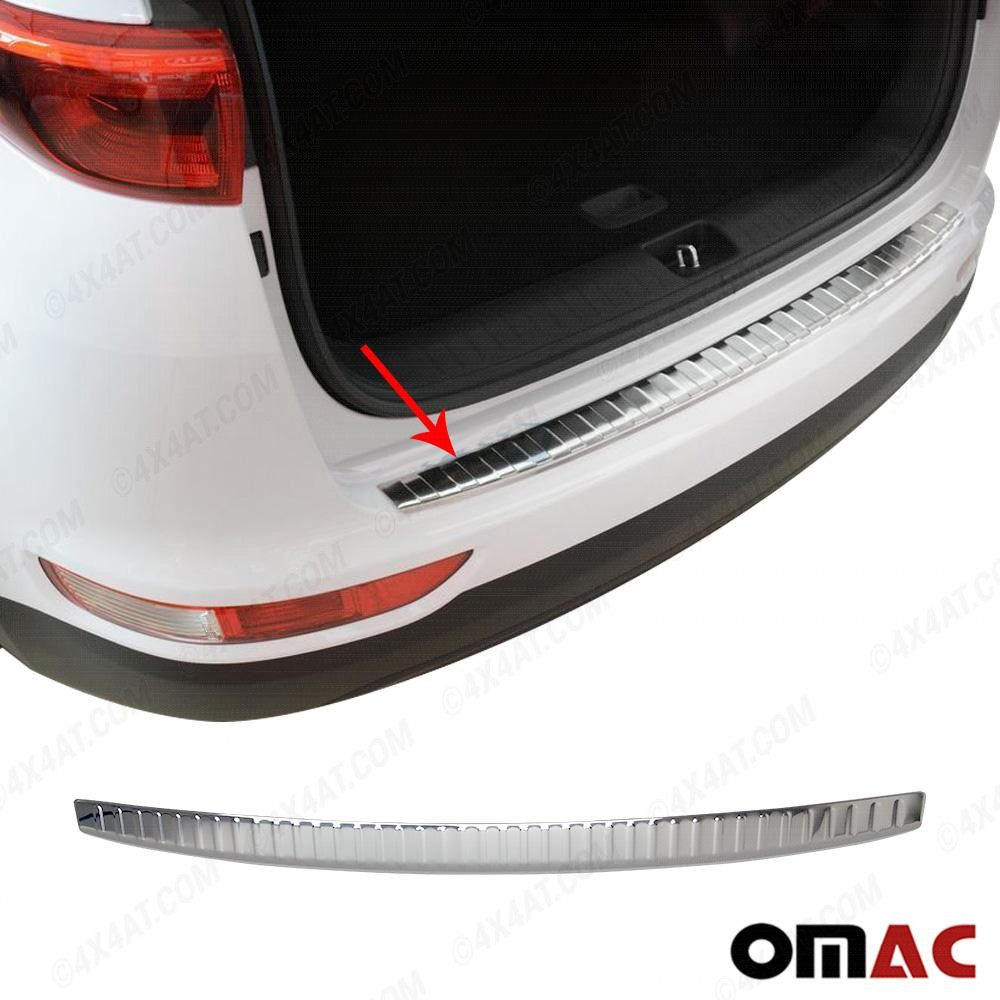 Kia Sportage 2016 On Stainless Steel Rear Bumper Sill Cover