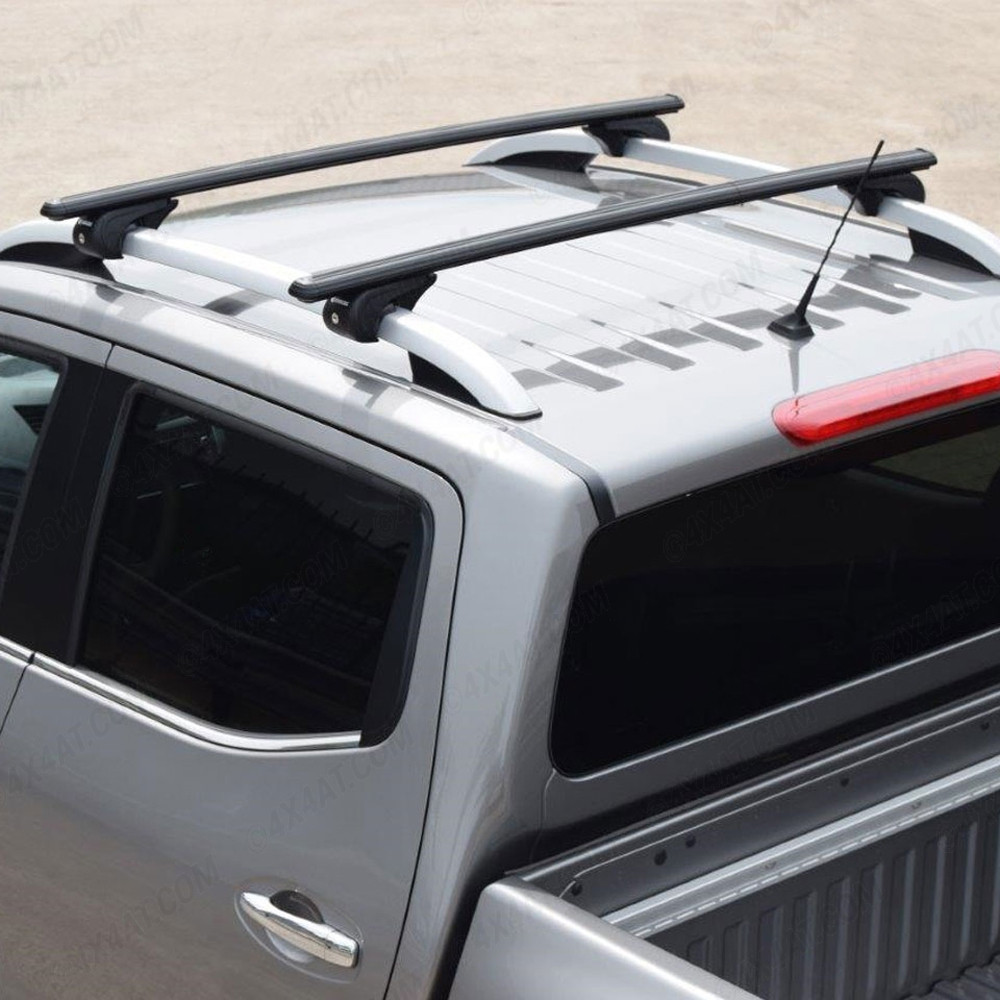 Isuzu D Max Double Cab 2012 2020 Cross Bars in Black 4x4AT