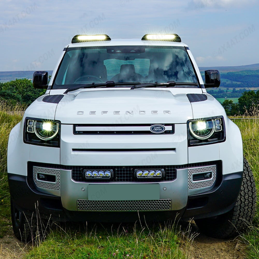 Land Rover Defender - 2020 Model Lazer Lamps Triple R24 LED Roof Light Bar  Kit