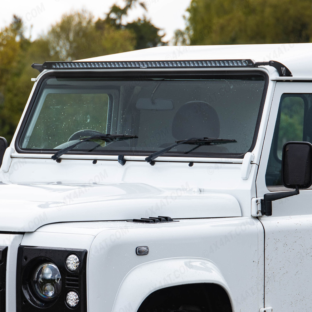 52'' LED Light Bar full set up to Fit Land Rover Defender Inc mounts, bar &  Wiring Loom - LR Challenge