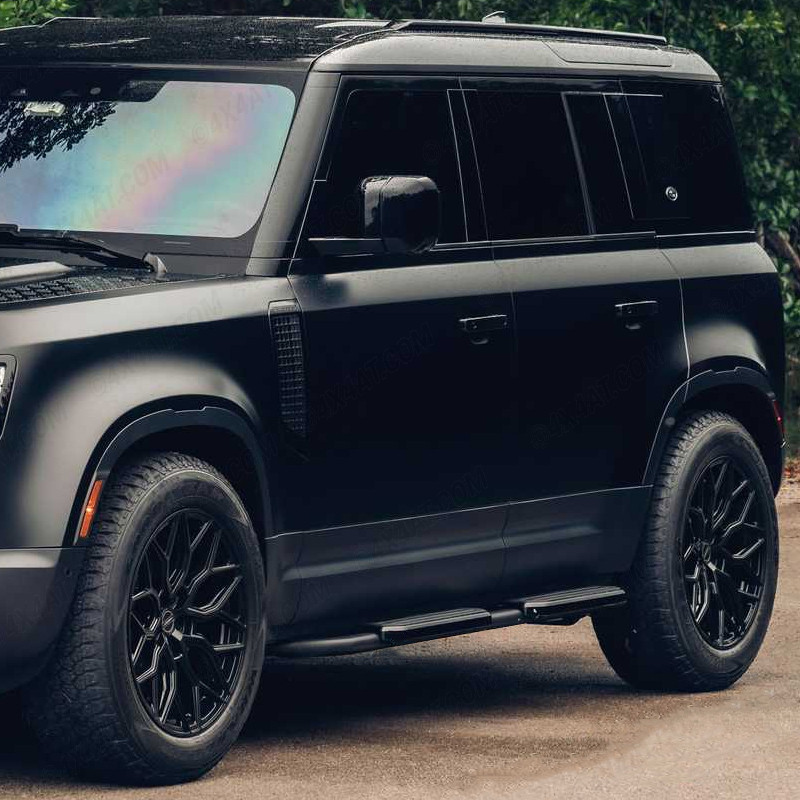 Land Rover Defender 110 LWB 2020 Black Rhino Textured Side Steps