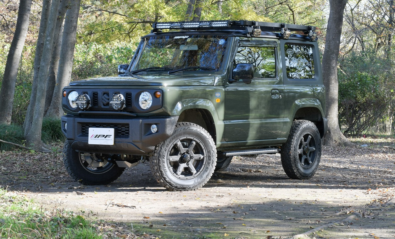 Suzuki Jimny 2018 On IPF Black Light Bar Mount