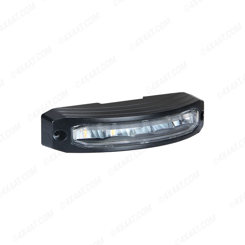 6 Corner Amber Strobe Light 177mm