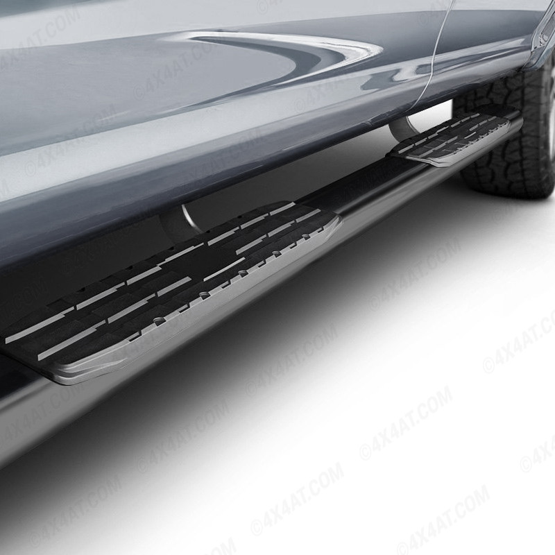 Vw amarok top side steps black