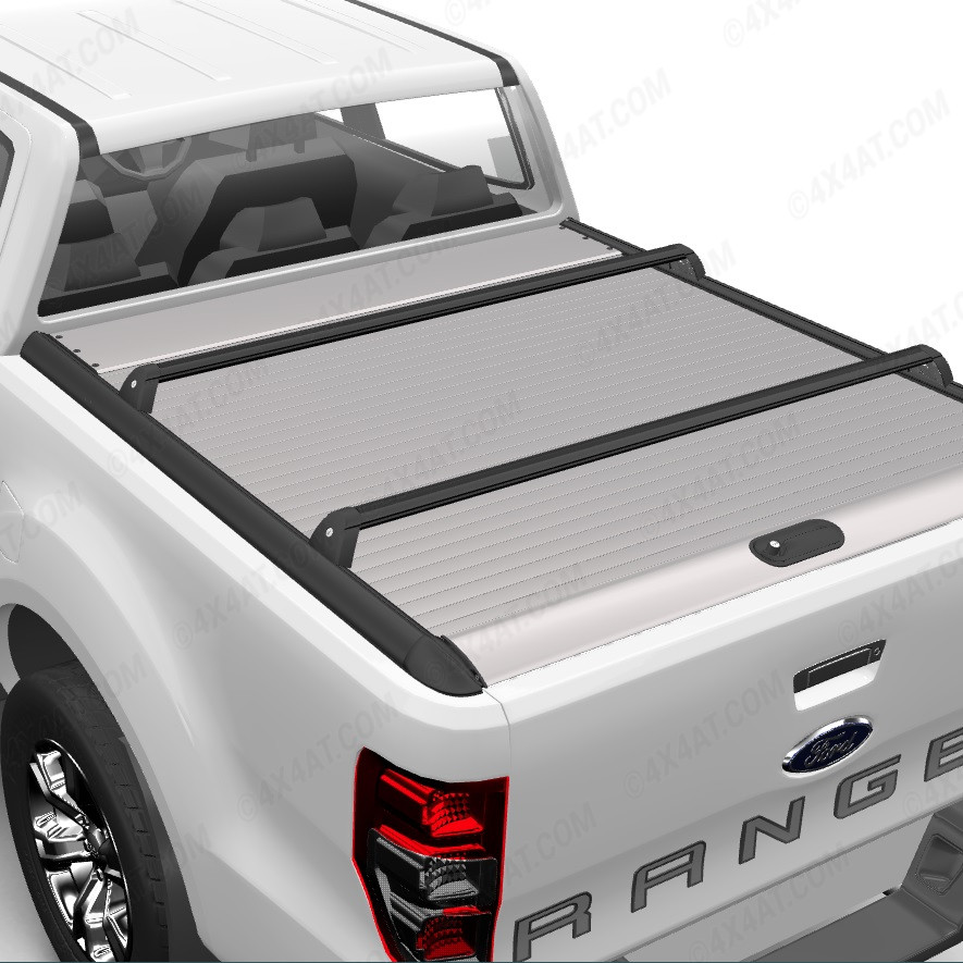 Ford Ranger 2012 2022 MT Roll Black Cross Bars Non Wildtrak