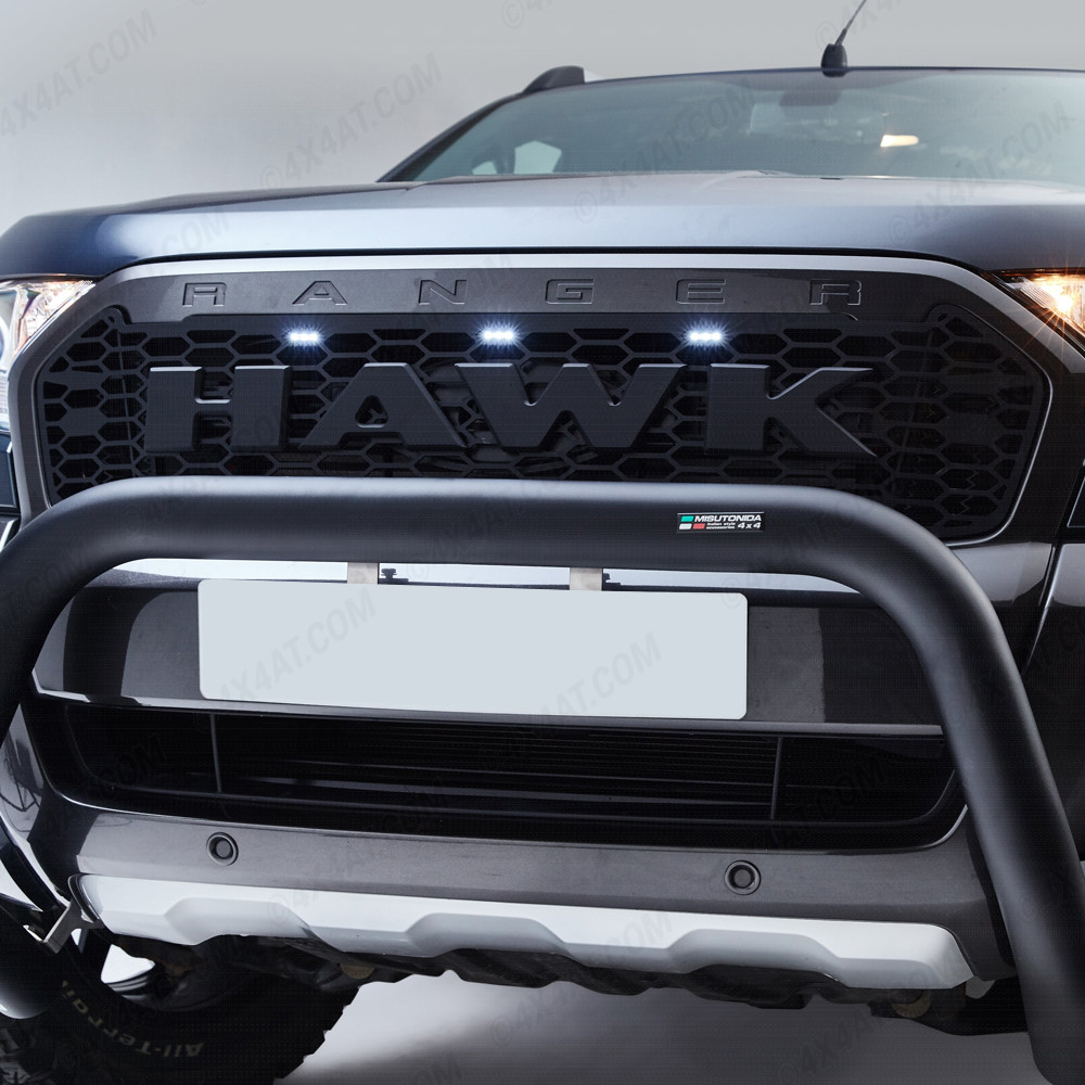 Ford ranger raptor grill outlet with led lights