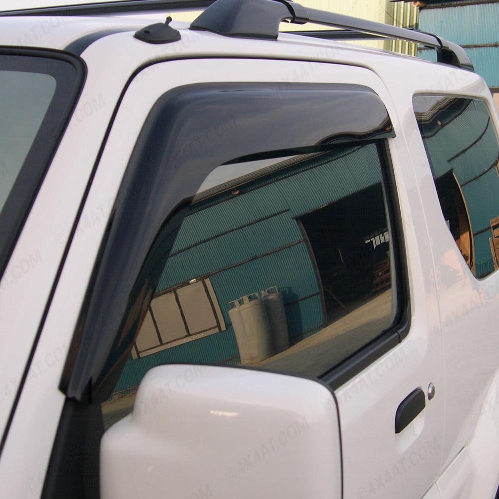 Jimny window guards new arrivals