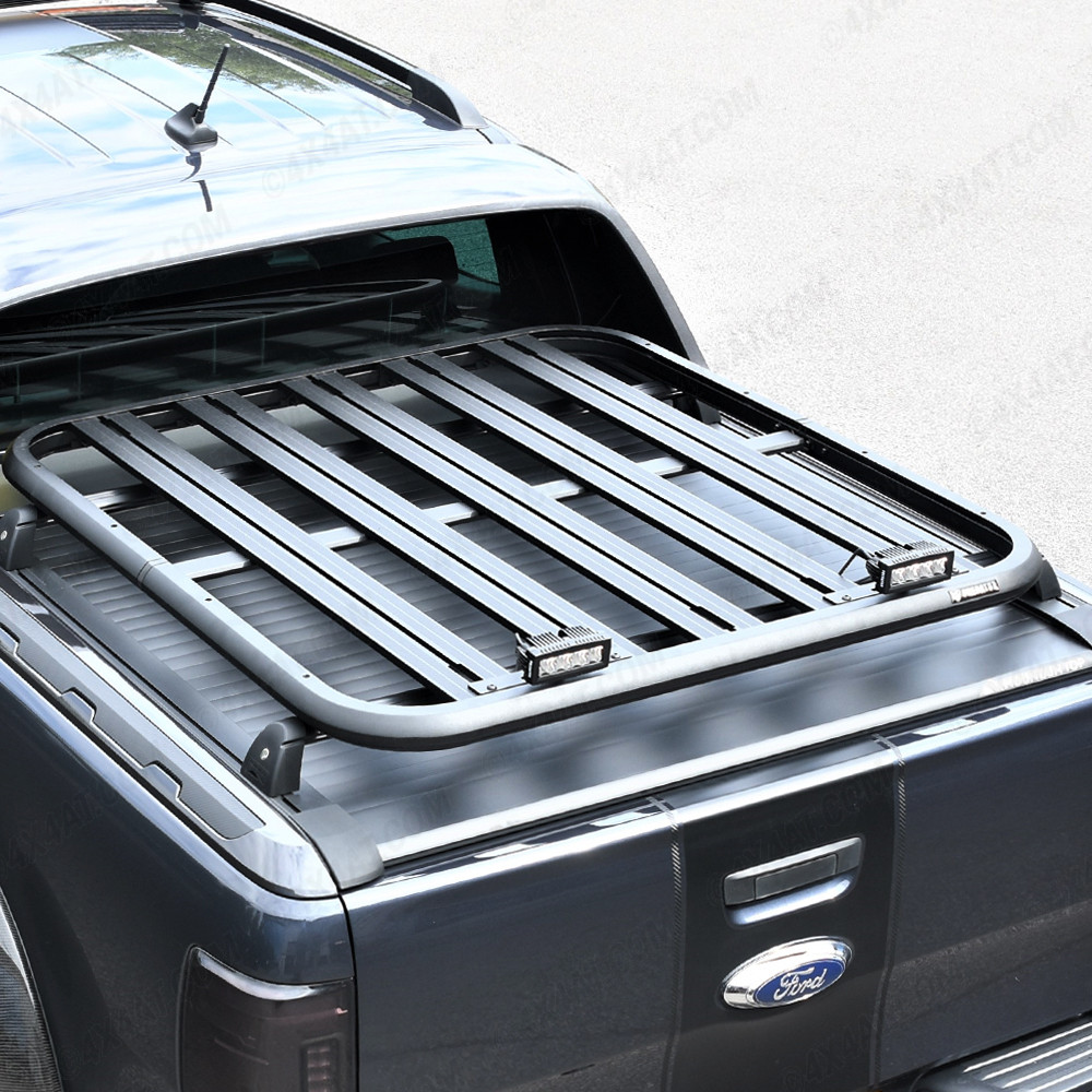 Ford Ranger Wildtrak Predator Platform rack for Mountain Top Roll cover No side rail type