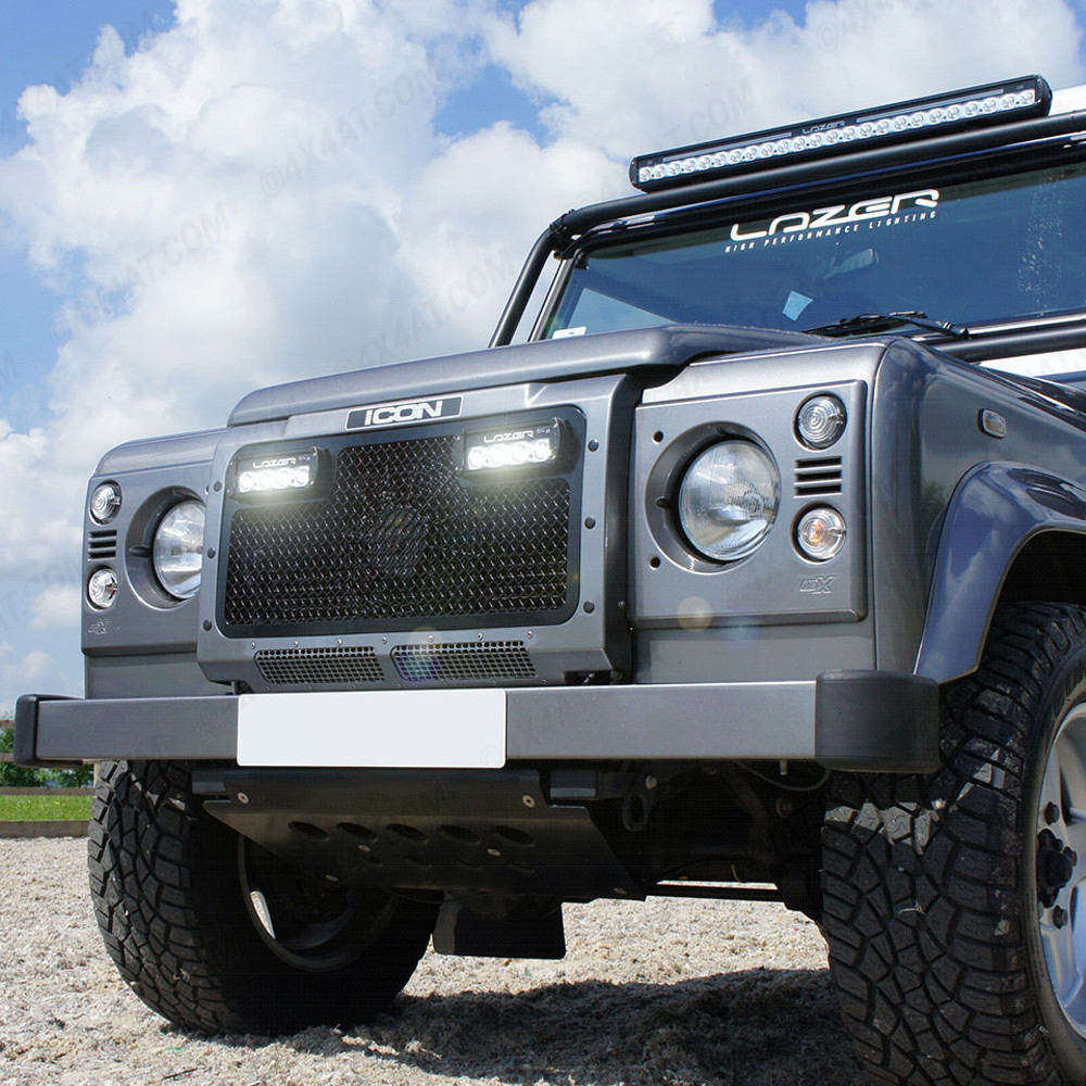 Land rover defender grill guard store