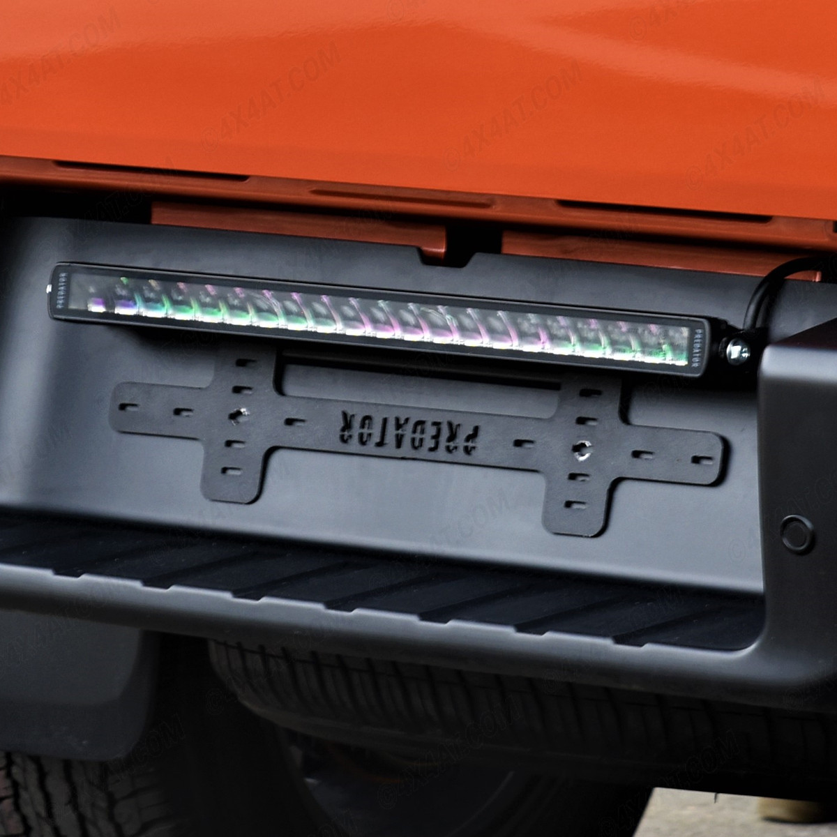 Nissan navara number plate light clearance