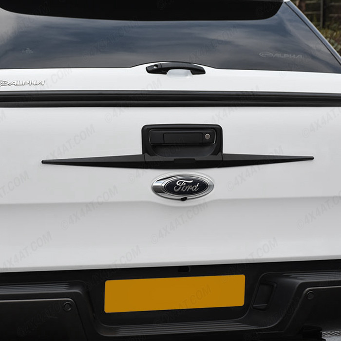 Ford Ranger 2012 2022 Matt Black Tailgate Handle Surround