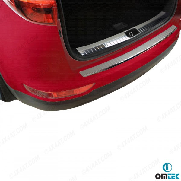 Stainless Steel Rear Boot Sill Cover for Kia Sportage 2016 on