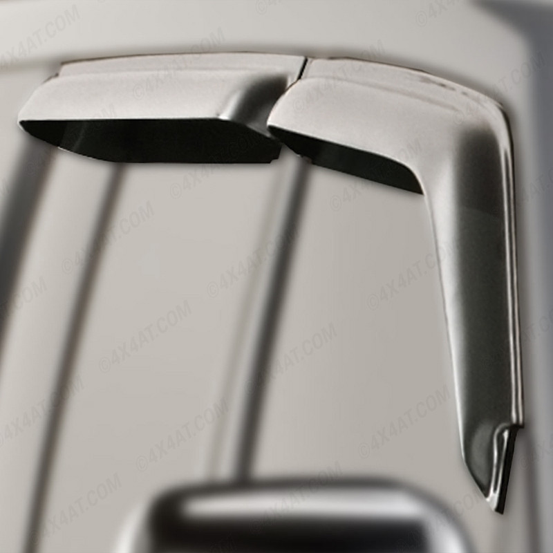 Isuzu Rodeo Mk2 2006 2011 Set of 4 Stick On Tinted Wind Deflectors
