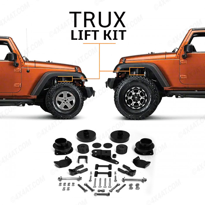 Jeep Wrangler JK 2007- Trux Full Suspension Lift Kit 4Dr