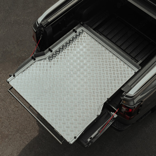 Wide Chequer-Plate Bed Slide for 2023+ Ford Ranger