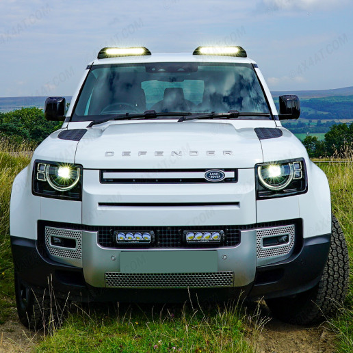 Land Rover Defender Roof Pod Linear Integration Kit - Elite Plus DRL's