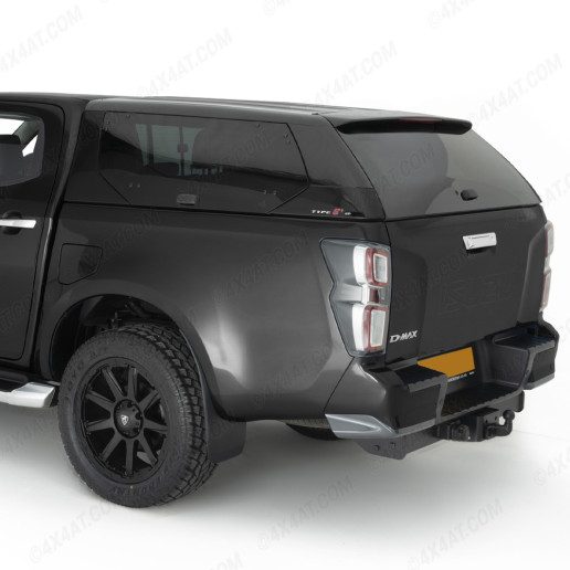 Ex-Demo Alpha Type-E Air Leisure Canopy for Isuzu D-Max 2021 Double Cab in 569 Onyx Black