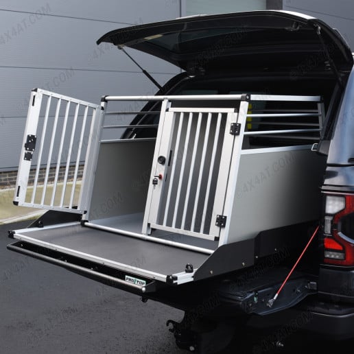 Dog box for pickup truck bed