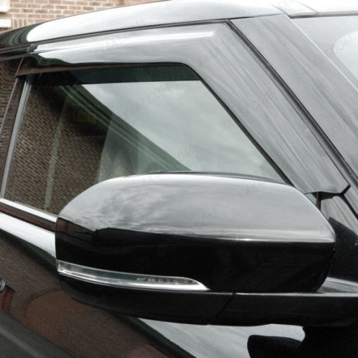 Range Rover Evoque 3Dr 2011- Front Pair of Stick-On Tinted Wind Deflectors