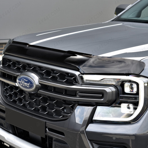 Ford Ranger 2023 Onwards Dark Smoke Bonnet Guard