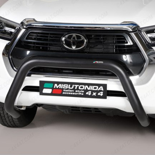 Toyota Hilux 2021 Black A frame Bull Bar