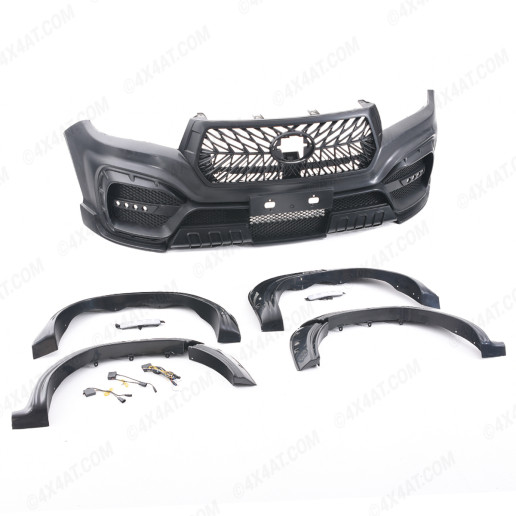 Toyota Hilux 2016+ AMG Style Front Bumper With Arches