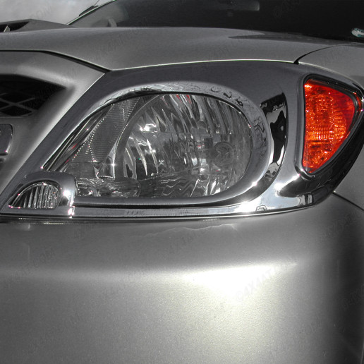 Chrome Headlight Covers Toyota Hilux Mk6