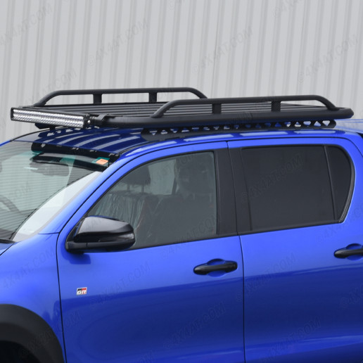 Toyota Hilux 2016 Predator Platform Roof Rack with Side Rail
